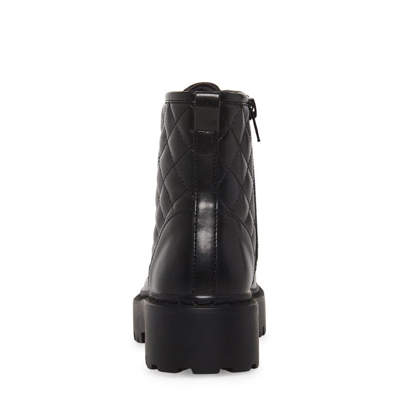 Black Steve Madden Jrockk Kids' Ankle Boots | PH 6104CGD